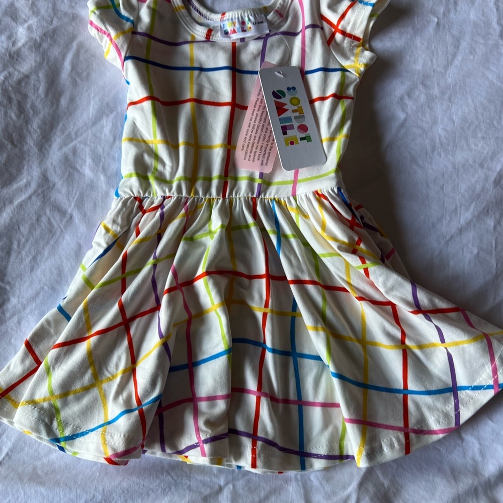 Dot Dot Smile White and Red Casual Dress